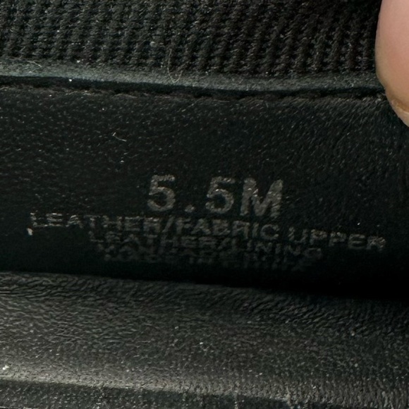 Nurture womens flats size 5.5 black leather platforms chunky - Picture 11 of 13